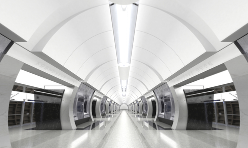 Эскиз будущей станции метро